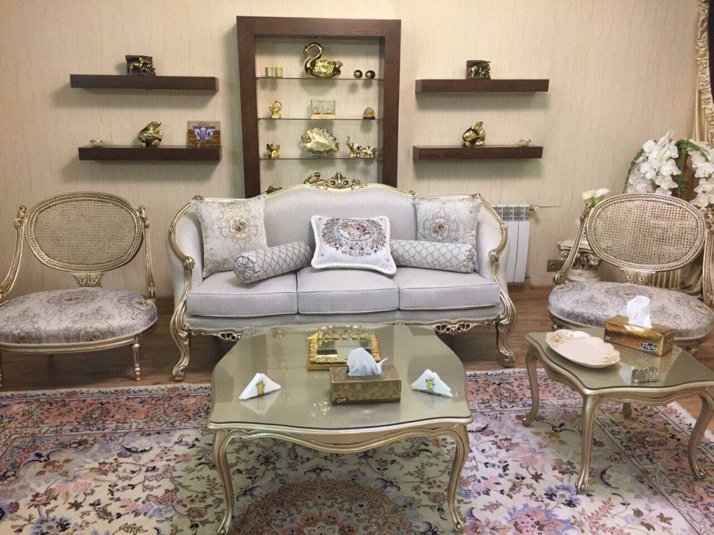 سرویس مبل کاجی مدل | sofa-A042