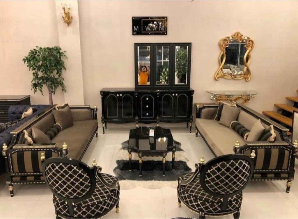 سرویس مبل کاجی مدل | sofa-A036