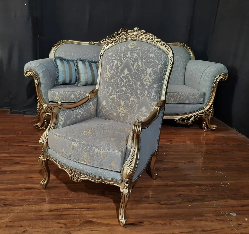 سرویس مبل فرانسوی پرنس مدل | sofa-A205