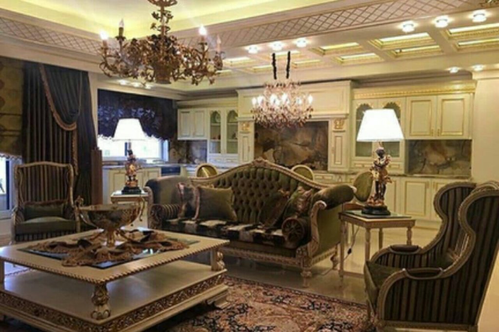 سرویس مبل کویین برژ مدل | sofa-A118