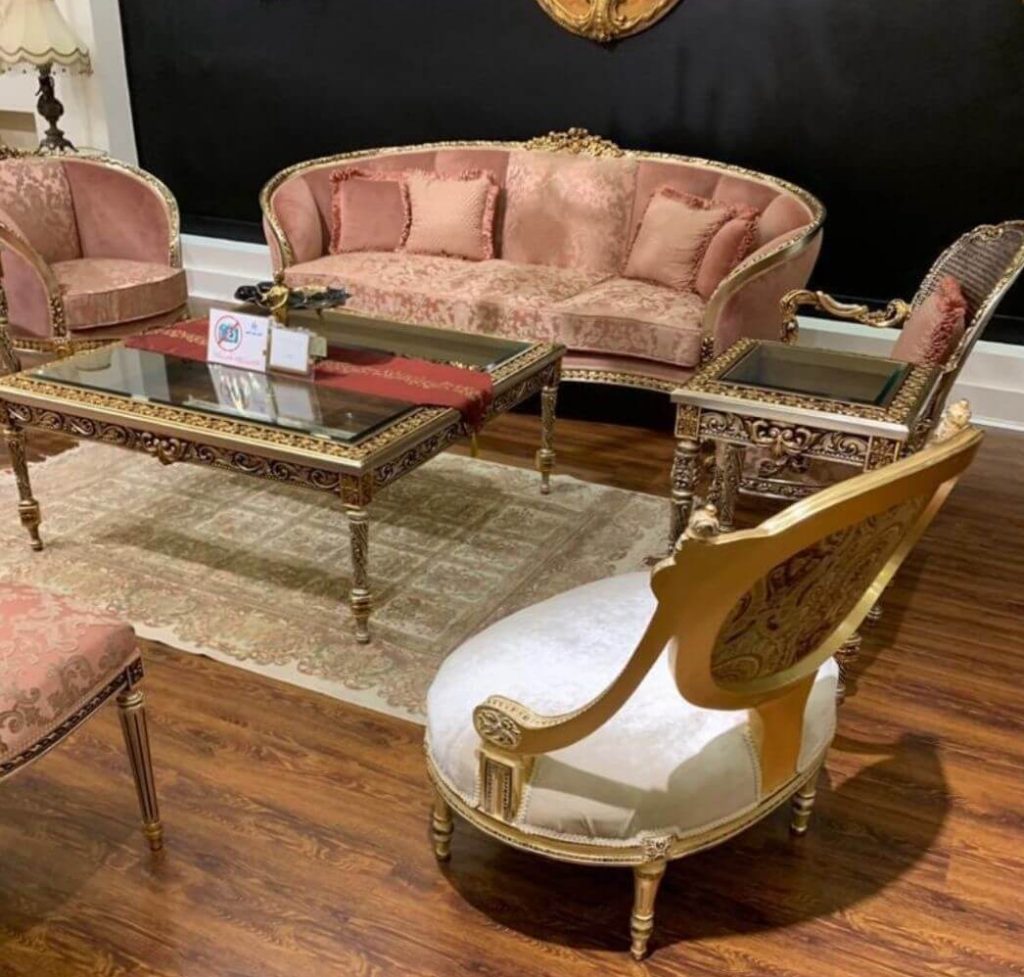 سرویس مبل مصری لگنی مدل | sofa-A148