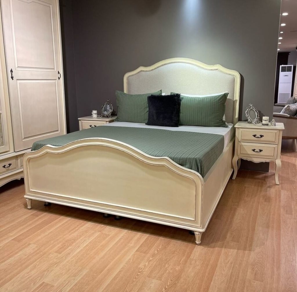سرویس خواب مدرن پارچه ای مدل | bed-B057