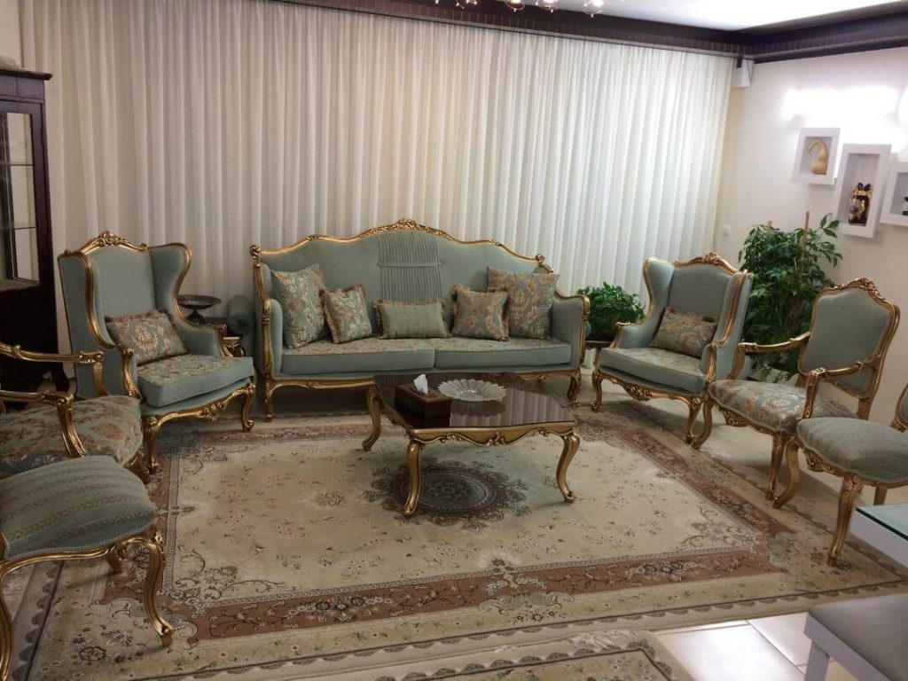 سرویس مبل کویین دلارام مدل | sofa-A127
