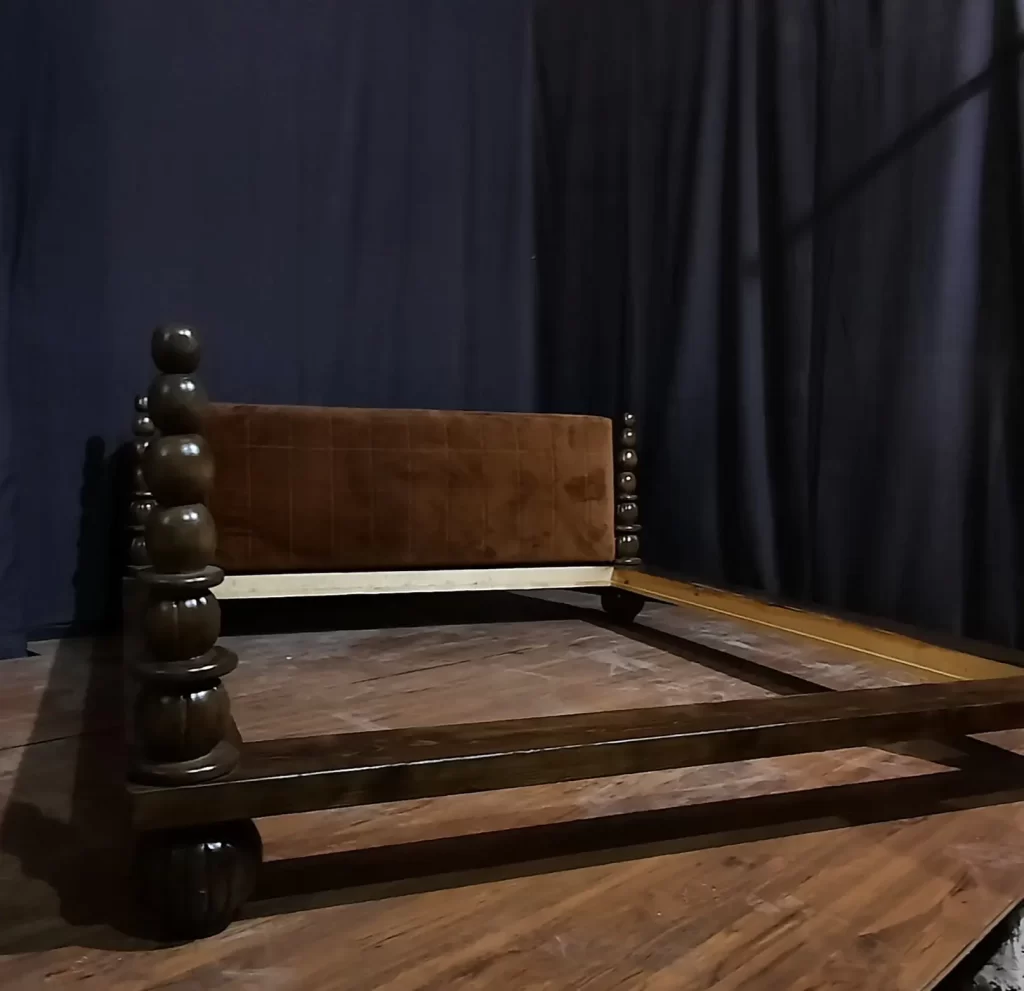 سرویس خواب مدرن پارچه ای مدل | bed-B051