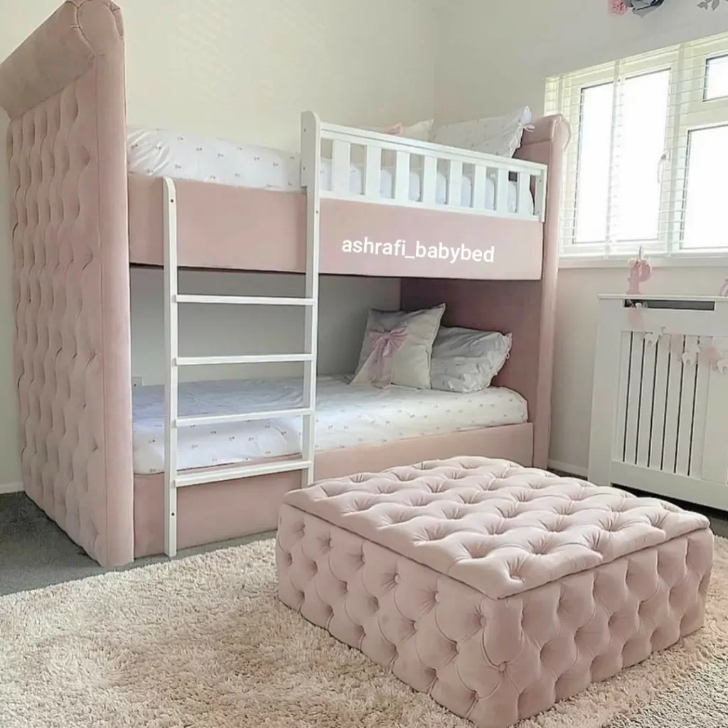 تخت تمام پارچه کودک و نوجوان مدل | bedkid-H171
