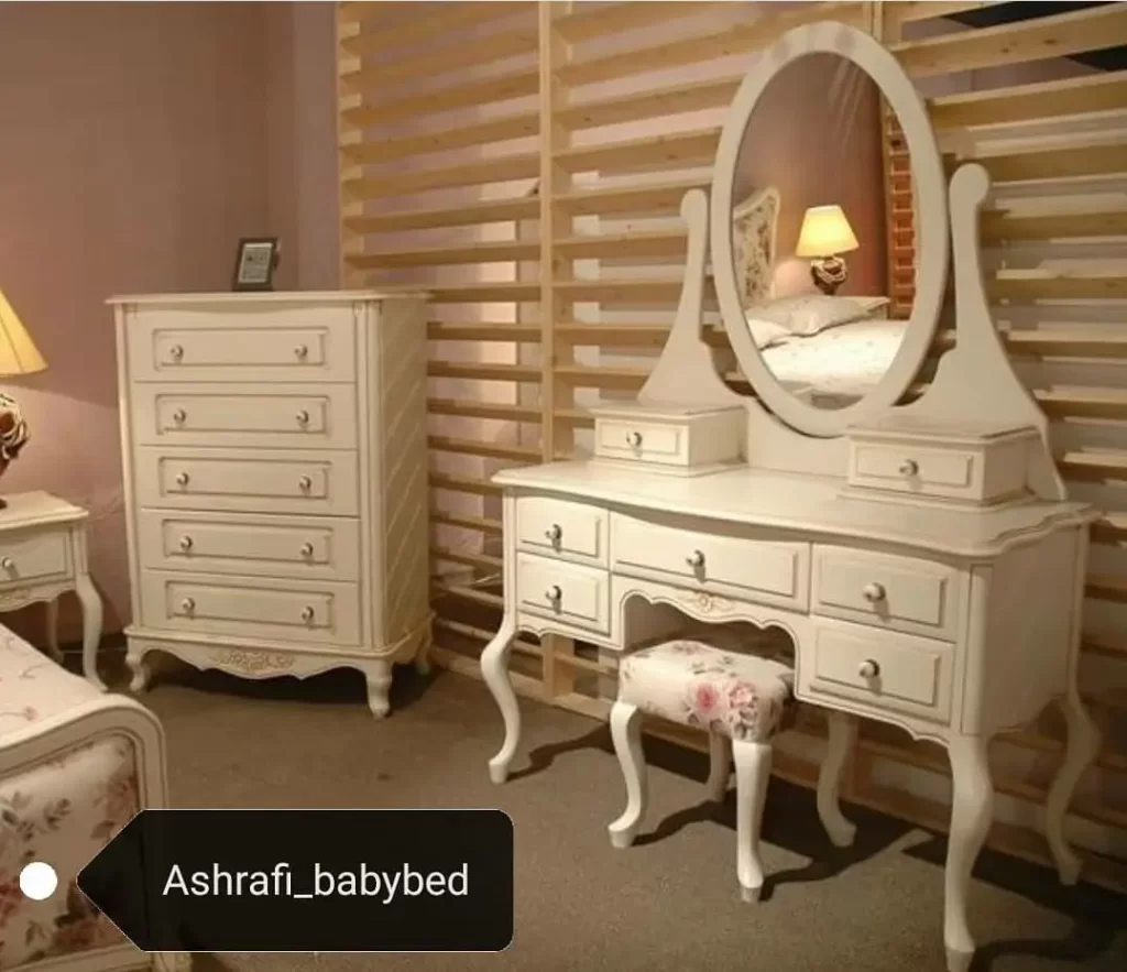 میز آرایش و دراور کودک و نوجوان مدل | bedkid-H343