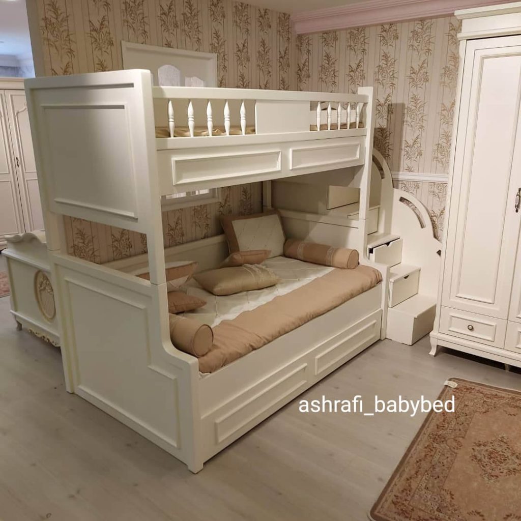 تخت دو طبقه و کلبه مدل | bedkid-H240