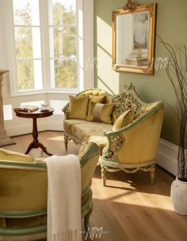 سرویس مبل کلاسیک رخ | sofa-A327