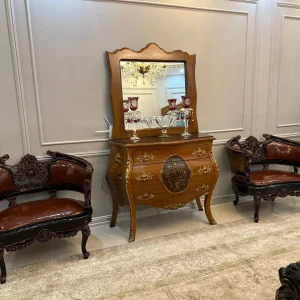 سرویس مبل کلاسیک رخ | sofa-A350