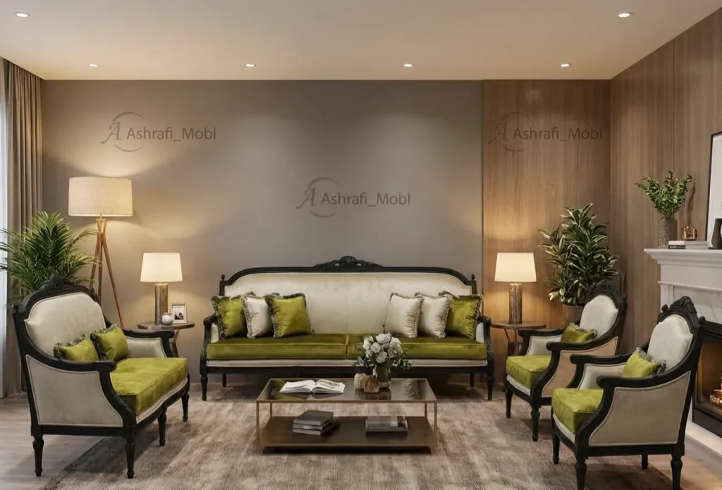 سرویس مبل کاپریس | sofa-A402