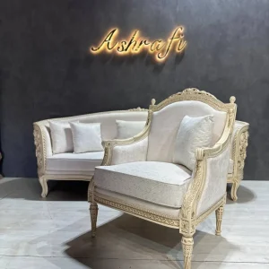 سرویس مبل کلاسیک منبتی | sofa-A406