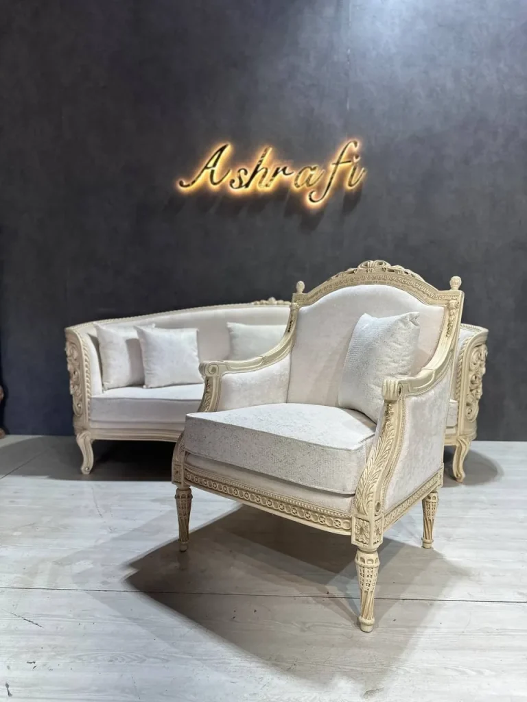 سرویس مبل کلاسیک منبتی | sofa-A406
