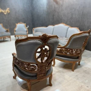 سرویس مبل کلاسیک منبتی | sofa-A425
