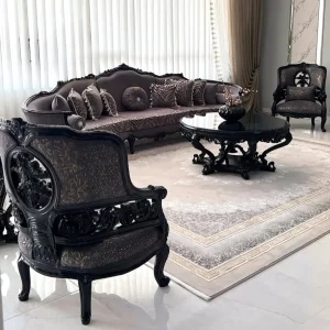 سرویس مبل کلاسیک منبتی | sofa-A453