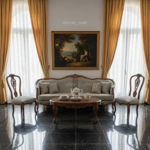 سرویس مبل دسته گرد | sofa-A471