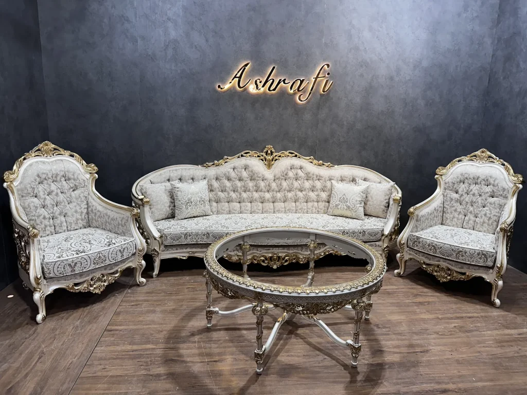 سرویس مبل کلاسیک ژاندر | sofa-A485