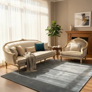 سرویس مبل کلاسیک پاپیونی | sofa-A502