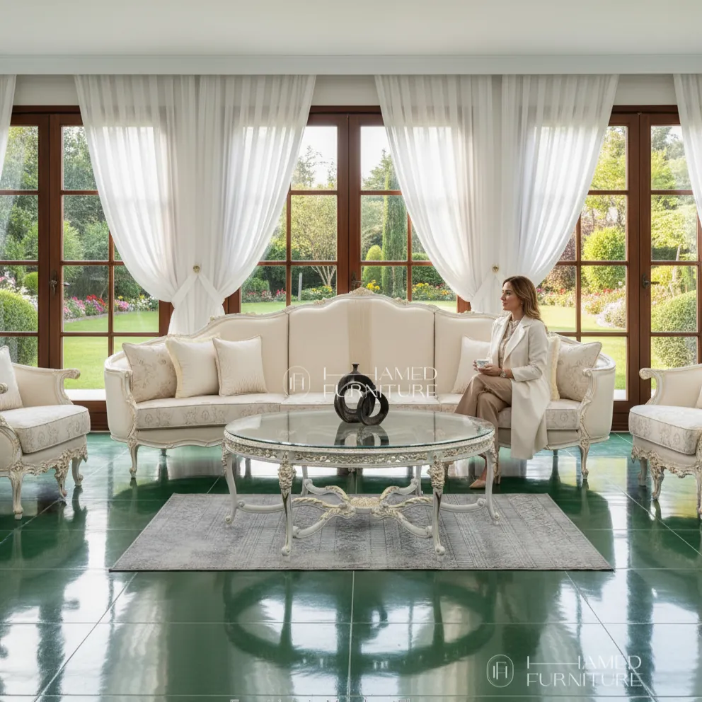 سرویس مبل کلاسیک منبتی | sofa-A533