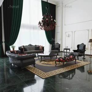 سرویس مبل کلاسیک منبتی | sofa-A558