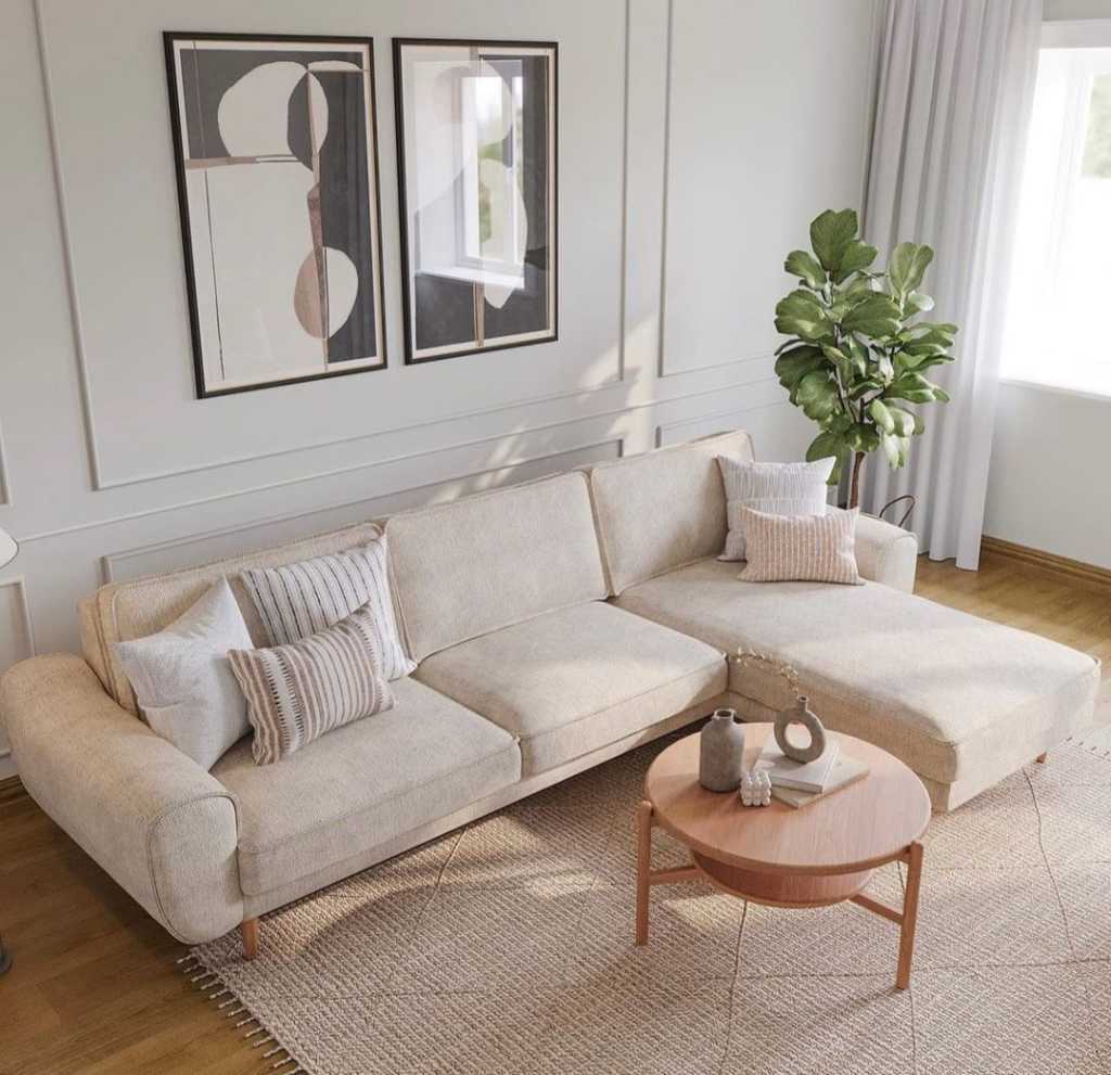 سرویس مبل ال | sofa-A661
