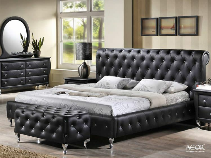 سرویس خواب چرمی | bed-B181